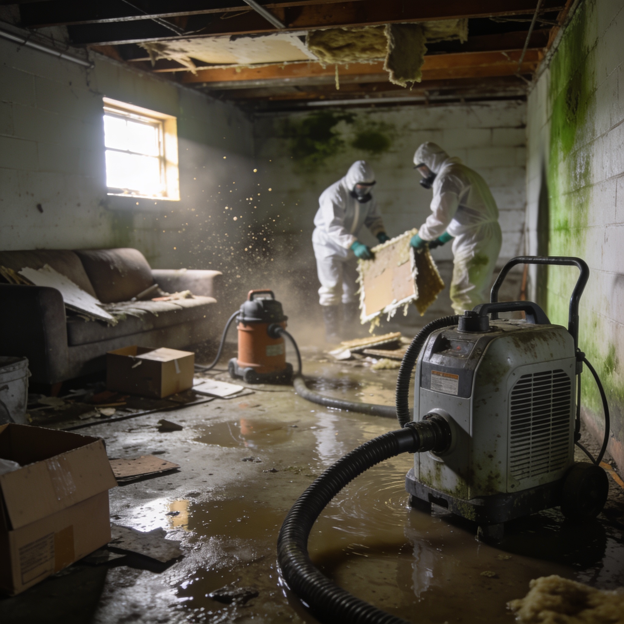 Flooded basement cleanup cost