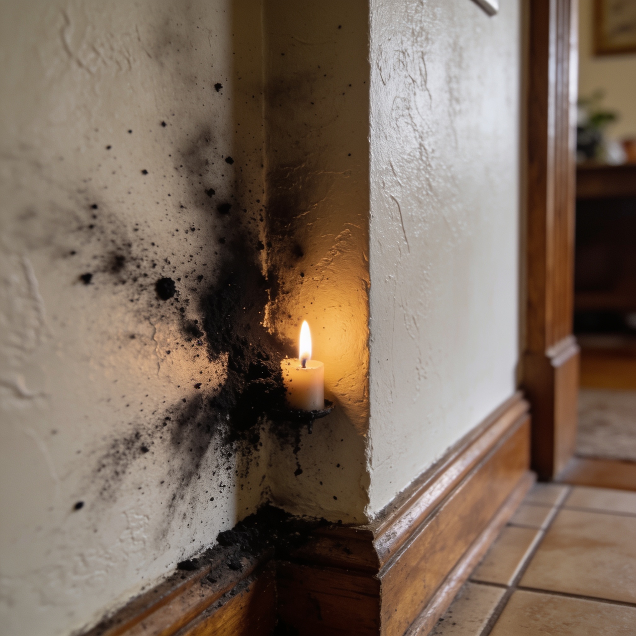 What Does Candle Soot Look Like and How Do You Identify It on Walls?