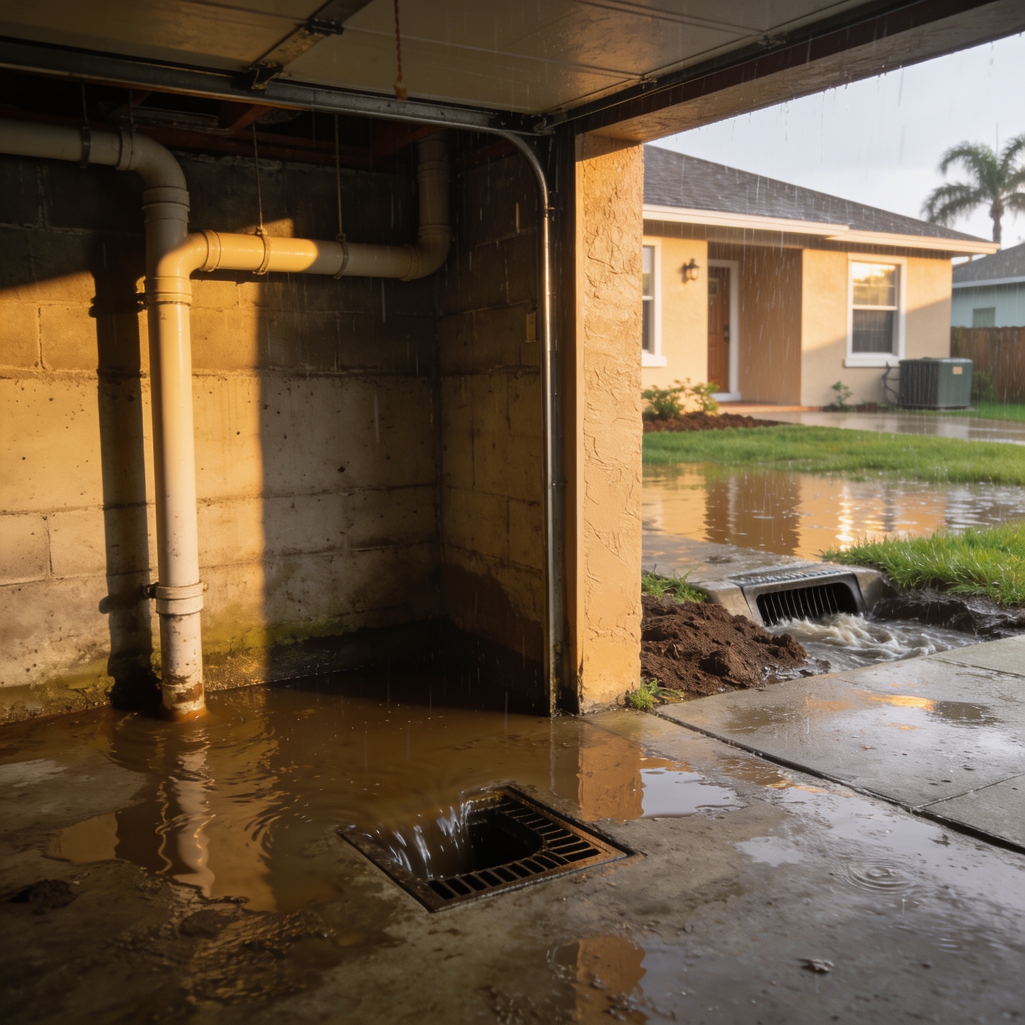 Why Does Sewage Back Up in the Basement After Heavy Rain?