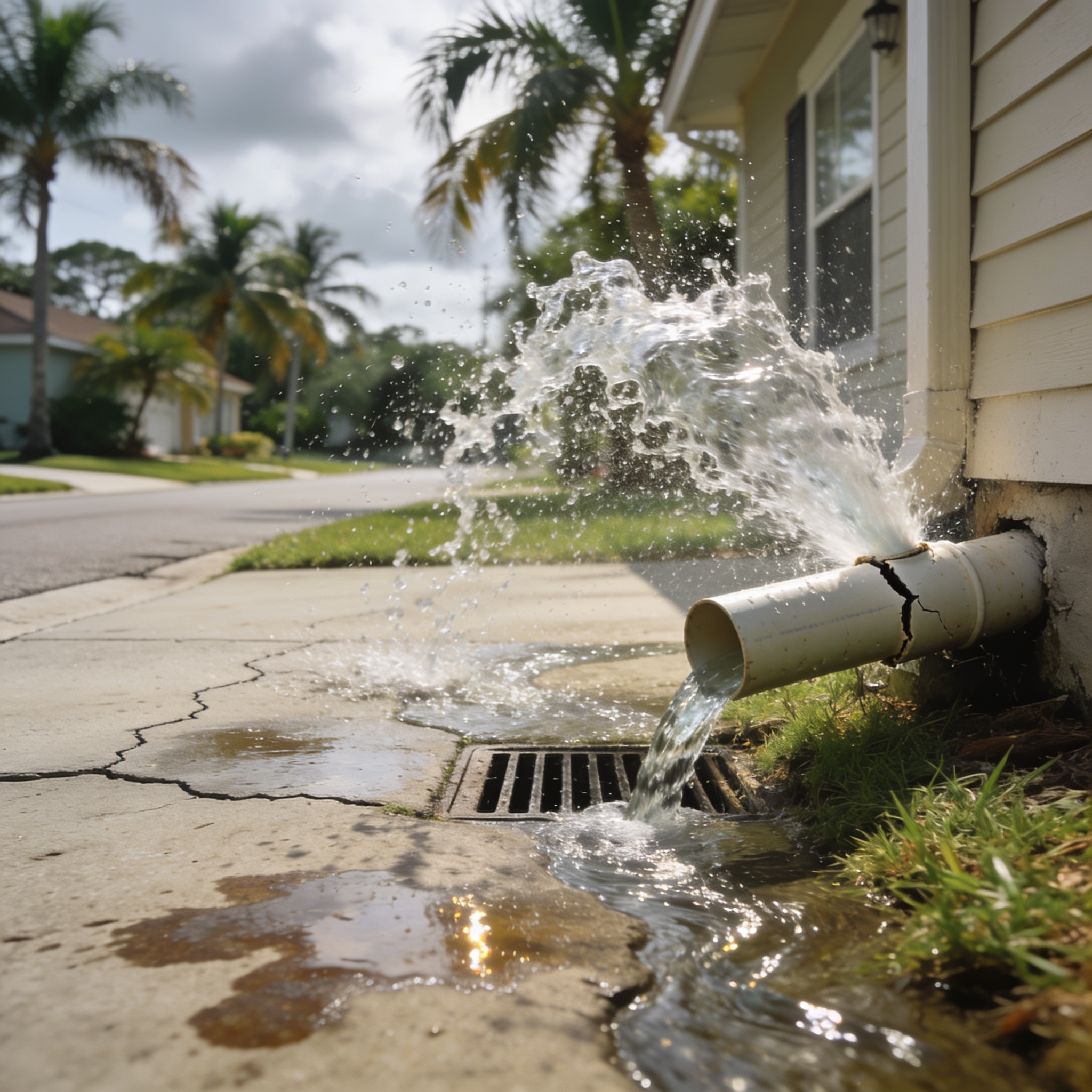 How serious is a broken water pipes
