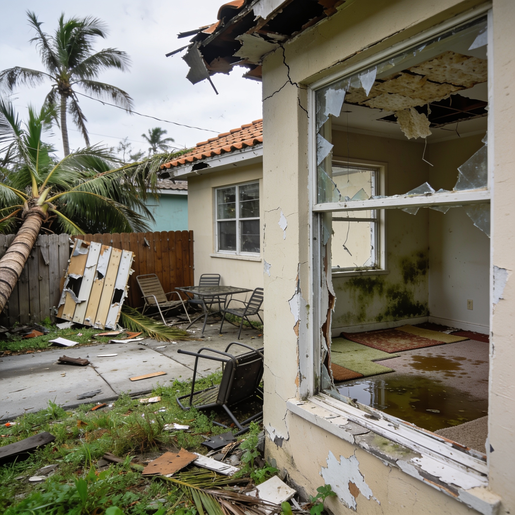What Specific Types of Hurricane Damage Are Generally Not Covered by Renters Insurance?