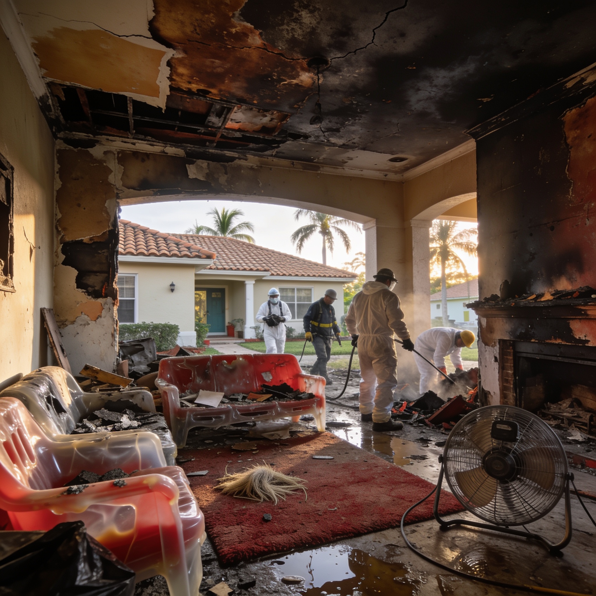 how much does fire damage restoration
