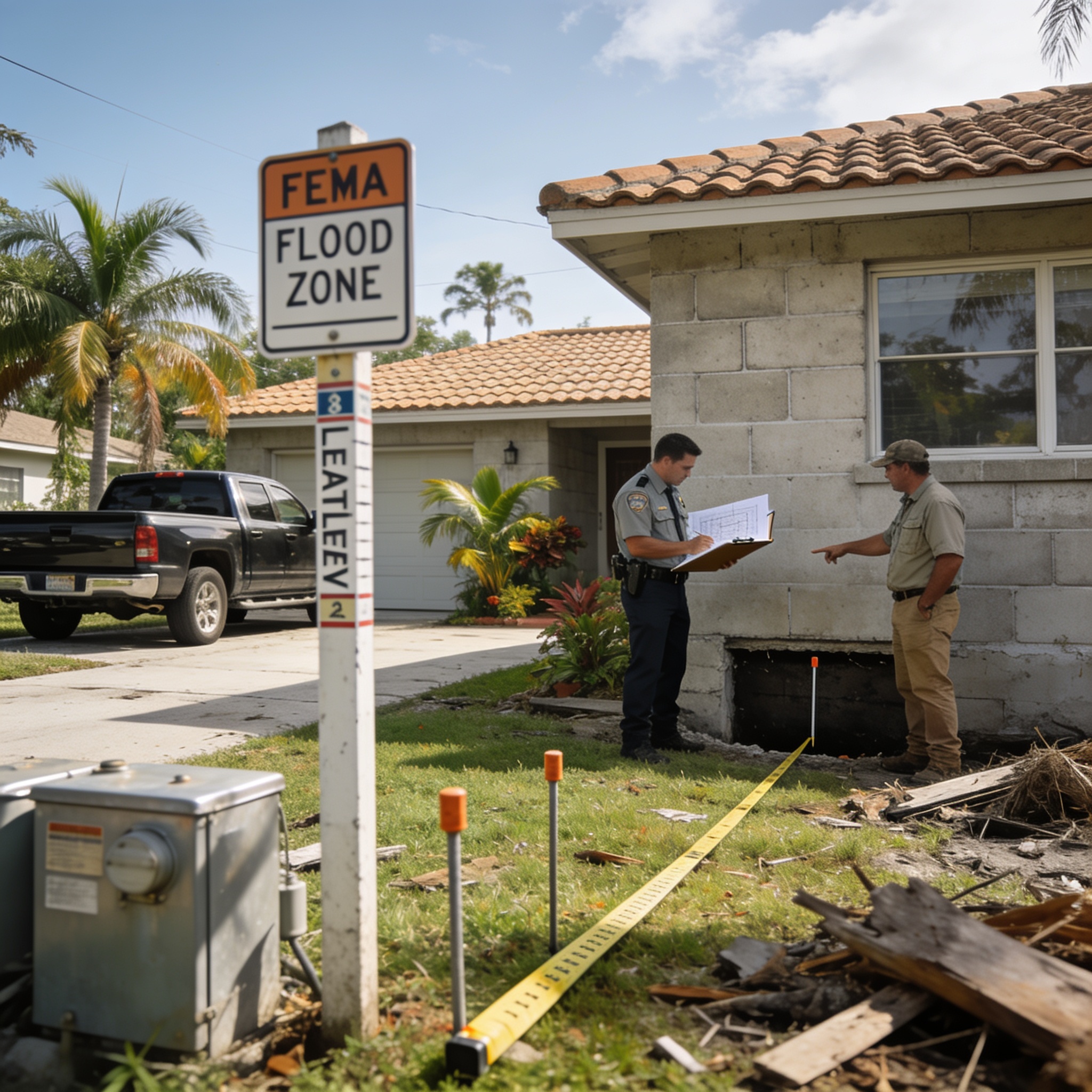 Who needs a flood elevation certificate, permit, and compliance?