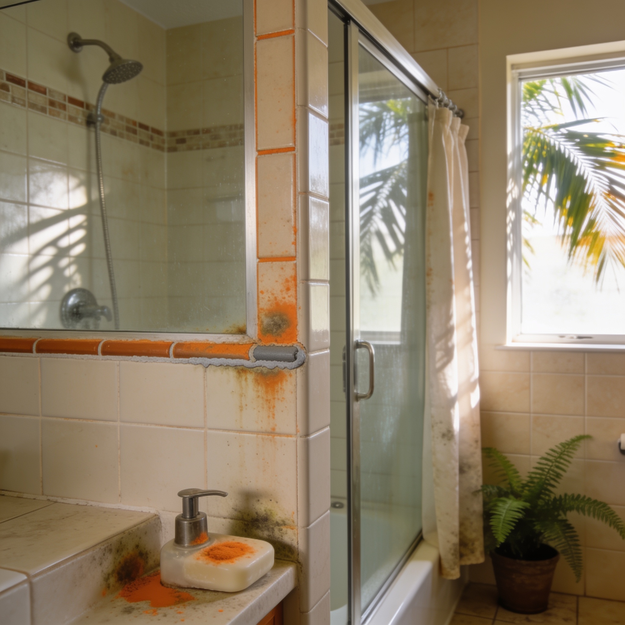 Are Orange Stains in the Shower the Same as Orange Mold in the Shower, or Something Else?