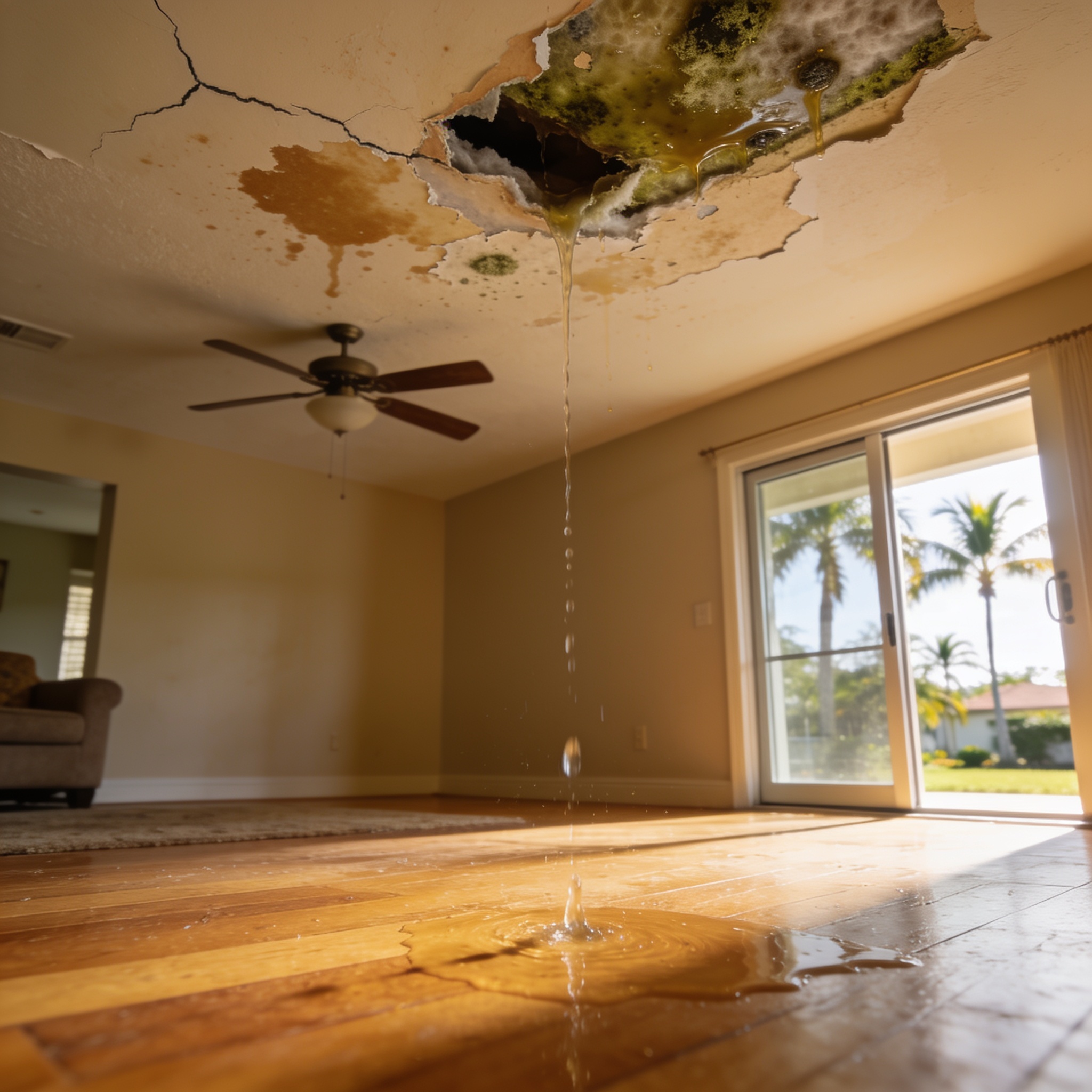 What Happens If a Ceiling Water Damage Incident Occurs?