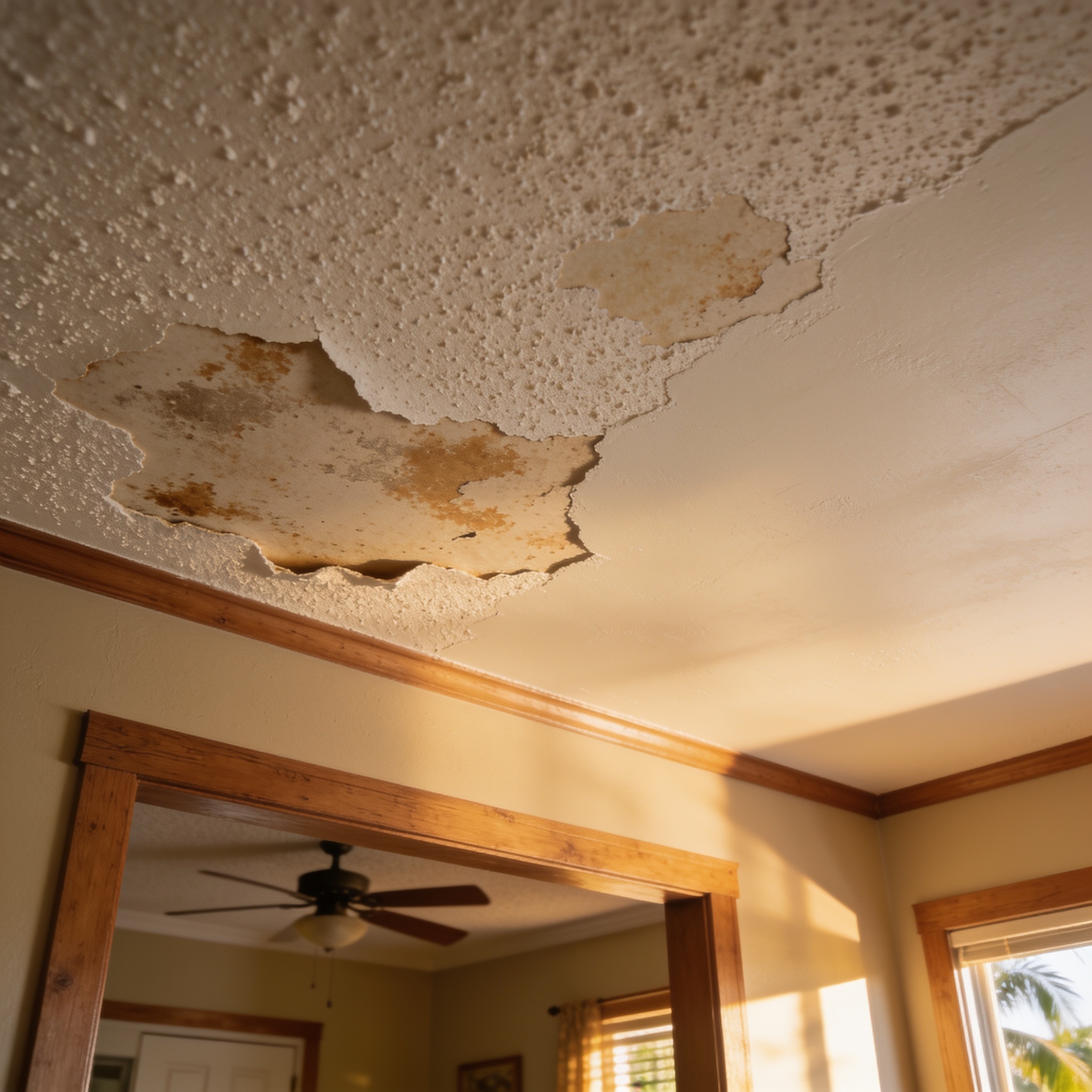 How to Fix a Popcorn Ceiling With Water Damage: A Step-by-Step Guide