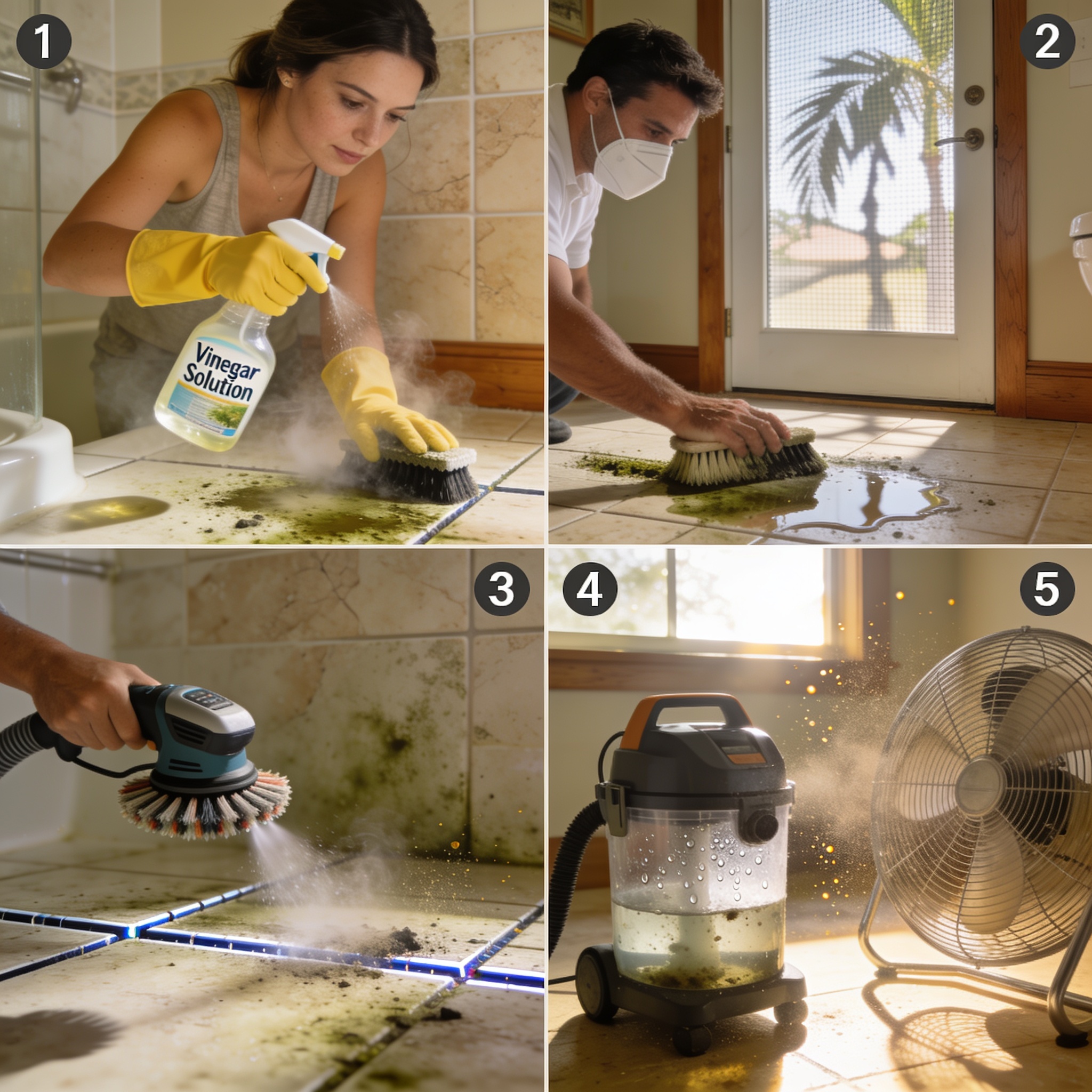 5 Step-by-Step Cleaning Tips to Remove Mold