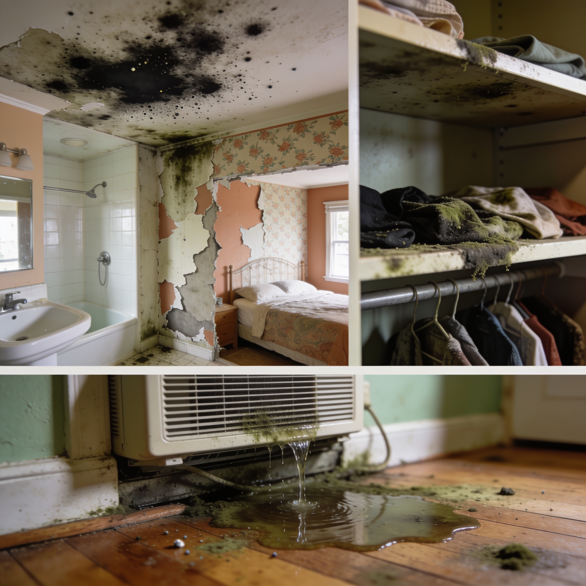 What are the health risks associated with black mold, and who should never attempt to remove it?