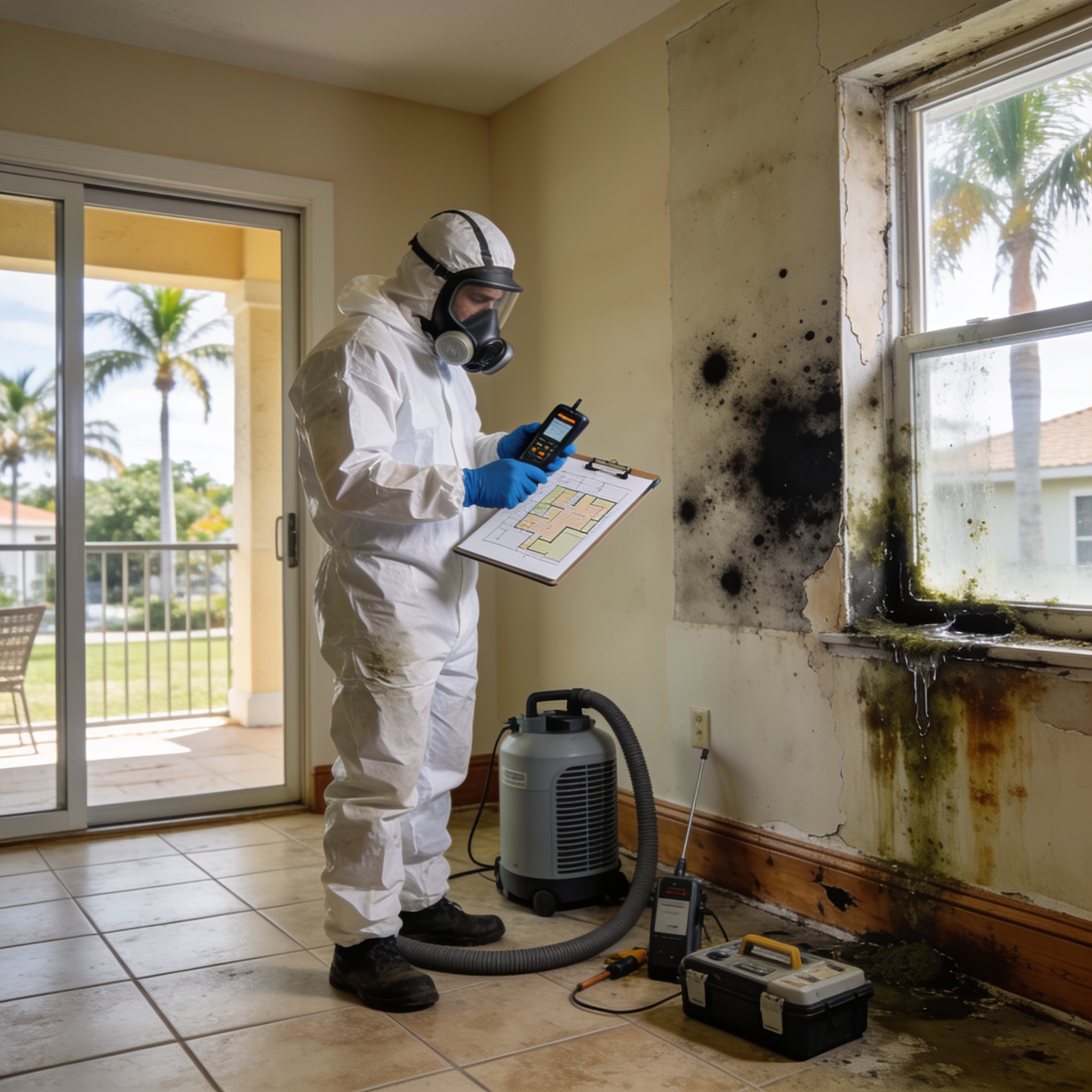 How is mold remediation cost estimate calculated or estimated?