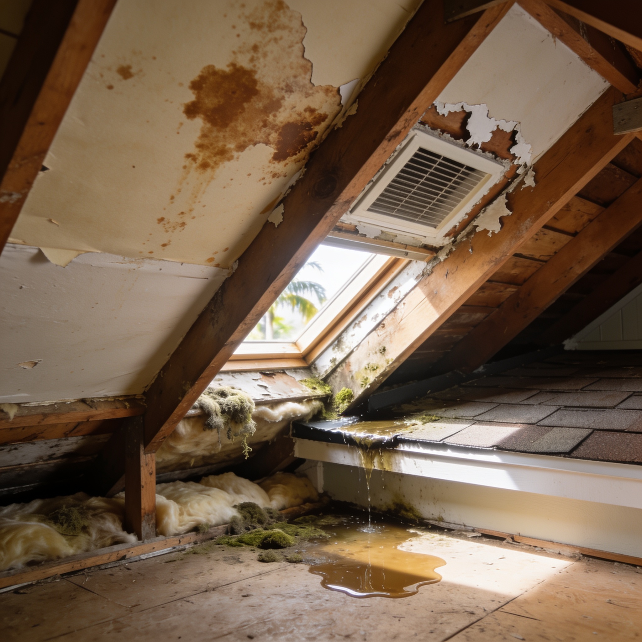 Signs of Water Damage in Attic: How to Spot Roof Leaks Early