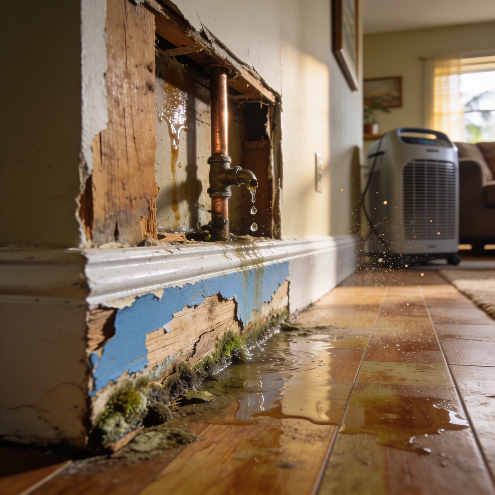 What Causes a Leak and Damage on Baseboards?