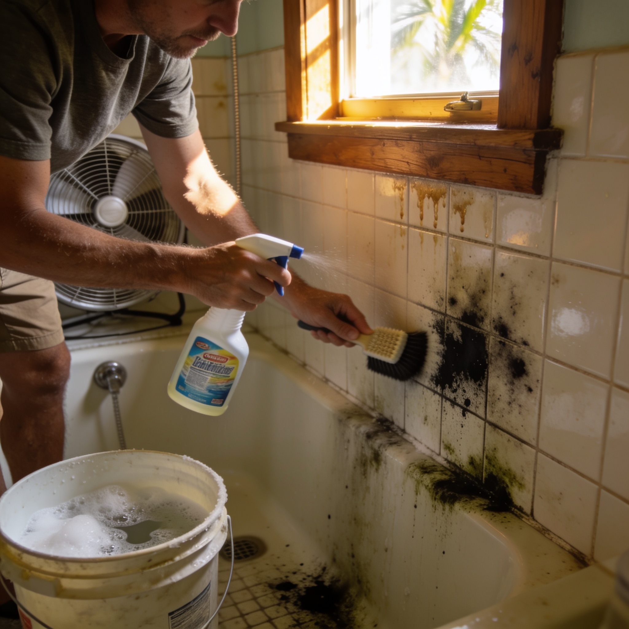 how to get rid of black mold