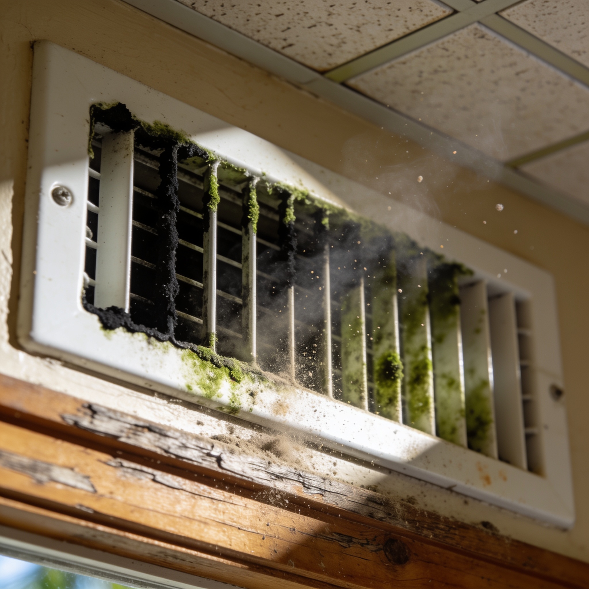 What Are the Common Signs of Mold in Air Vents, Including Smells and Visible Growth?